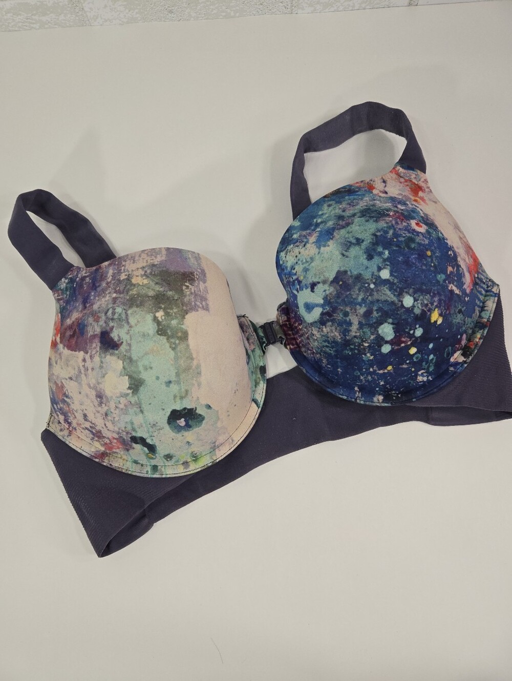 SPANX‎ multi-color abstract print bra